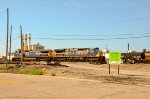 CSX C40-8W Locomotives in the yard